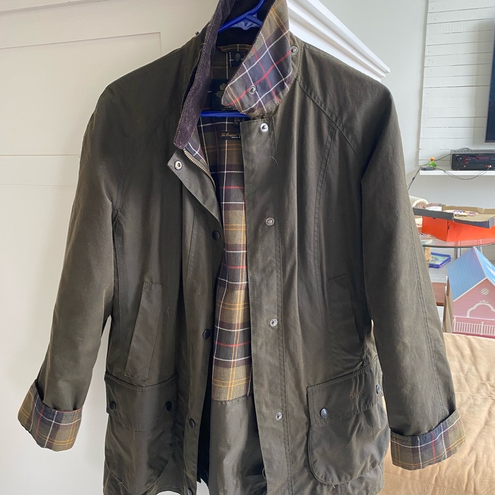 Barbour Olive Wax Jacket